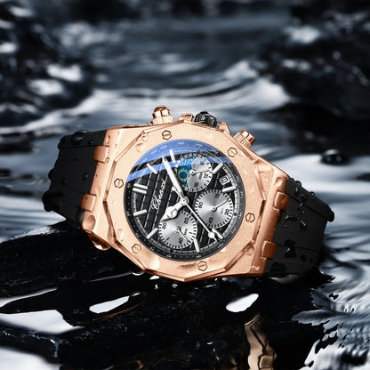 CHENXI 968 Chronograph Sport Moonphase Watch