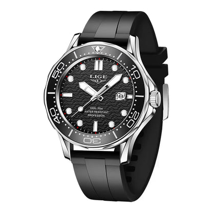 LIGE 8936 Military Wrist Watch