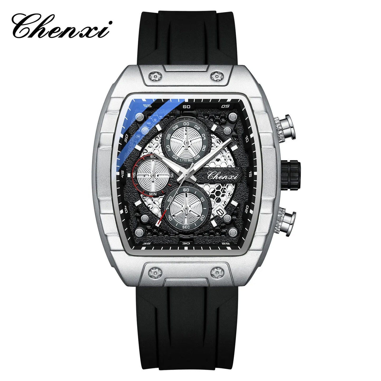 CHENXI 941 Sport Chronograph with Silicone Strap