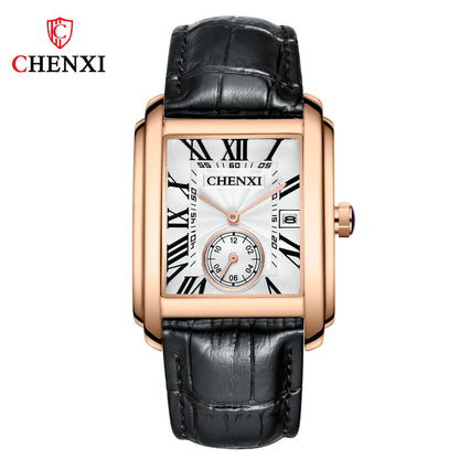 CHENXI 8216 Roman Dial Leather