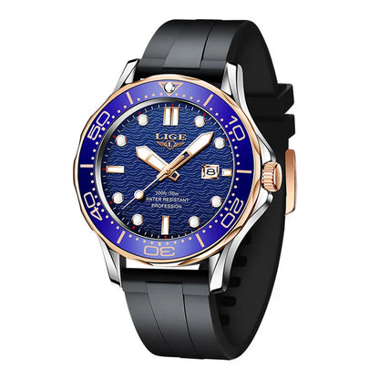 LIGE 8936 Military Wrist Watch