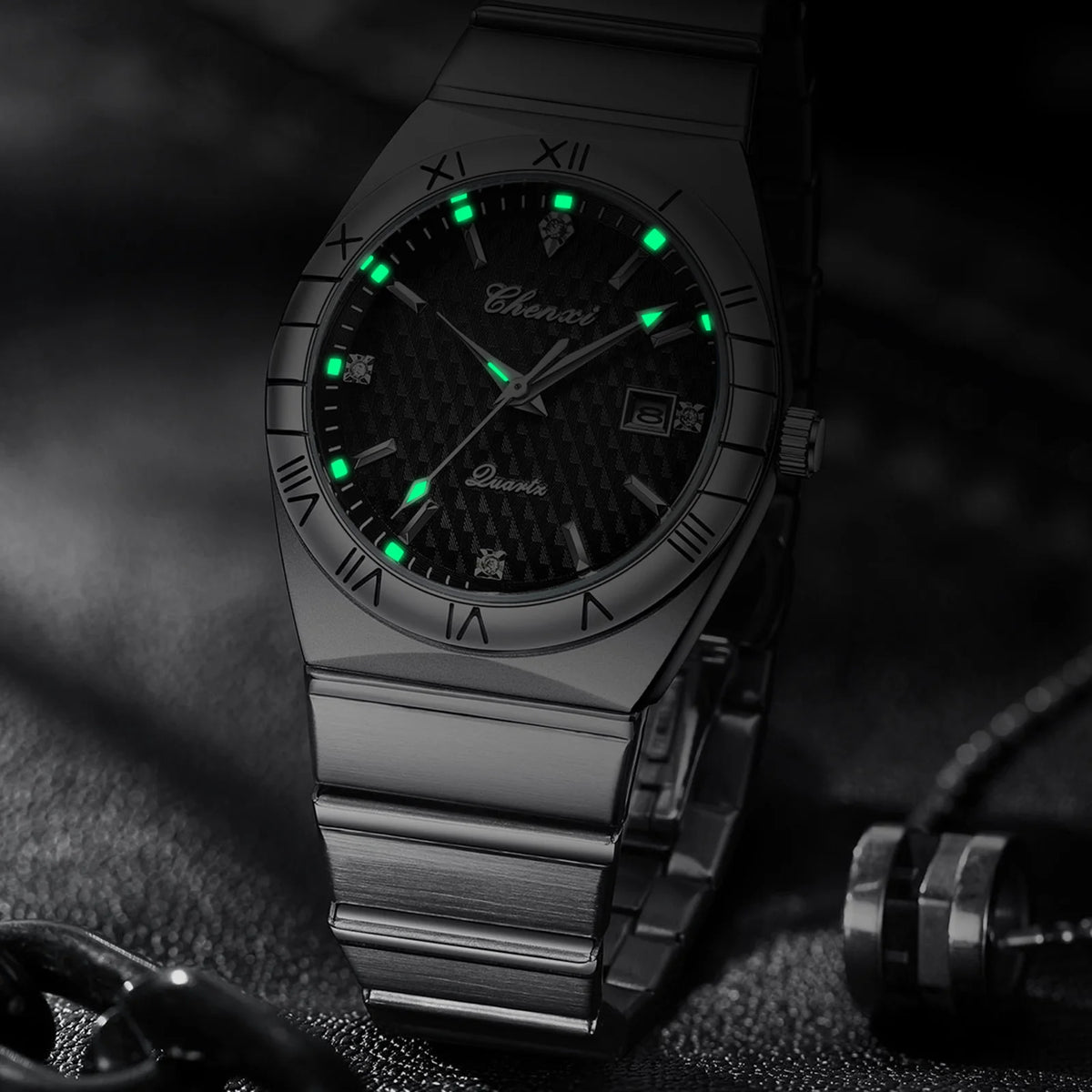 Chenxi Luminous Calendar Watch
