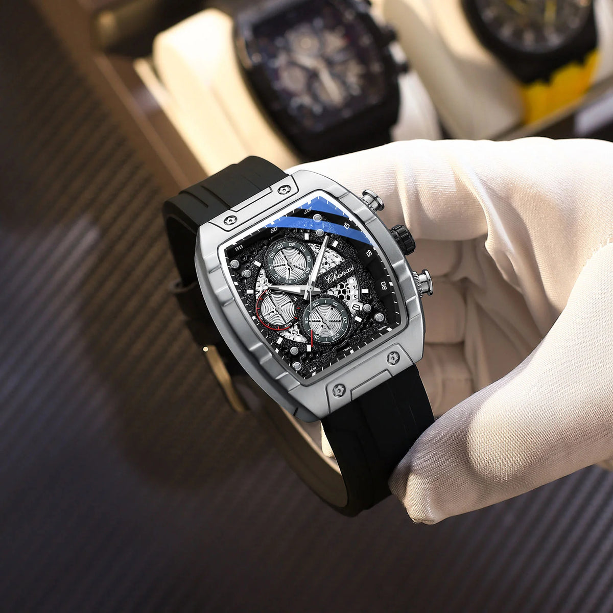 CHENXI 941 Sport Chronograph with Silicone Strap