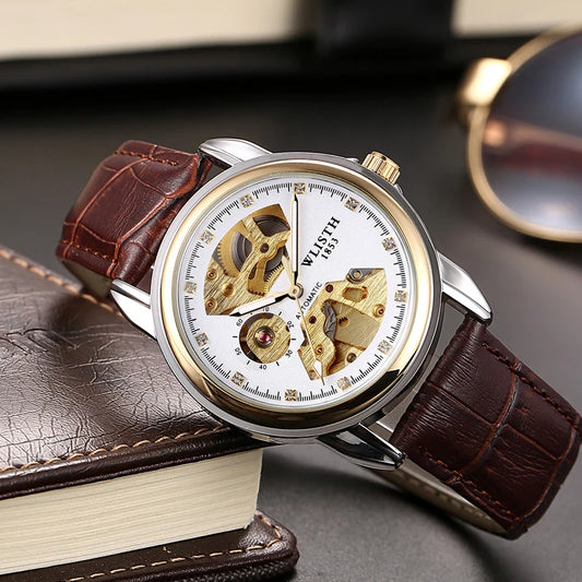 WLISTH Fashion Hollow Business Tourbillon Watch