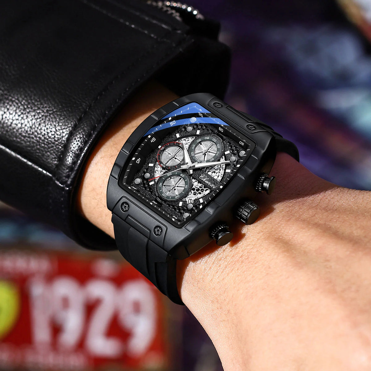 CHENXI 941 Sport Chronograph with Silicone Strap
