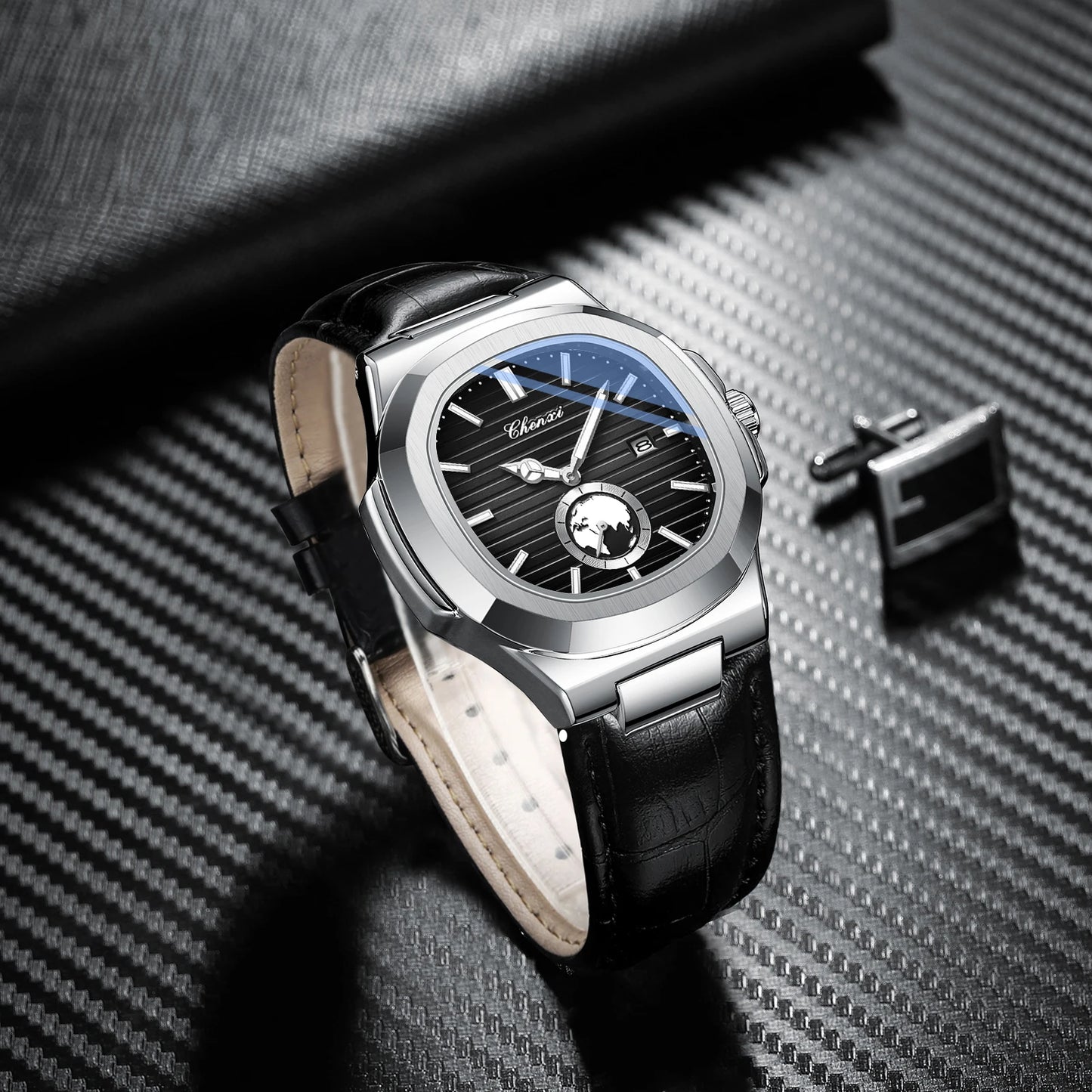 CHENXI 8222 Elegant Leather