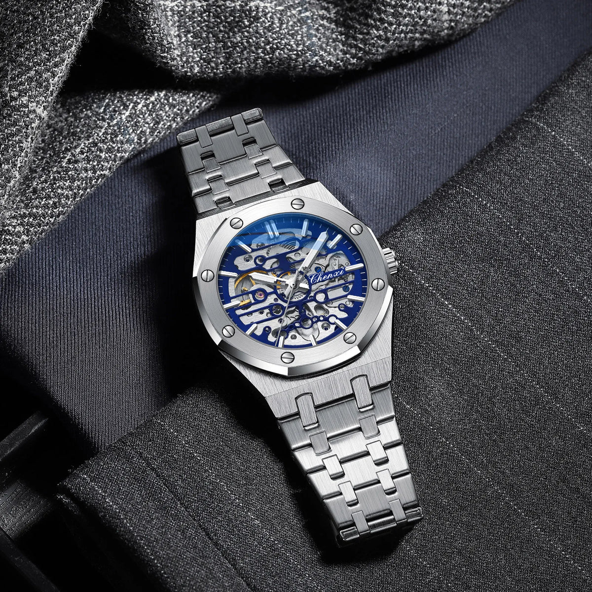 CHENXI 8848 Skeleton Mechanical Watch