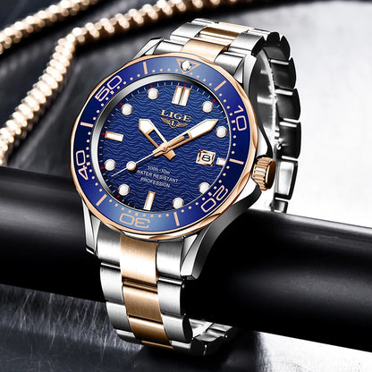 LIGE 8936 Military Wrist Watch