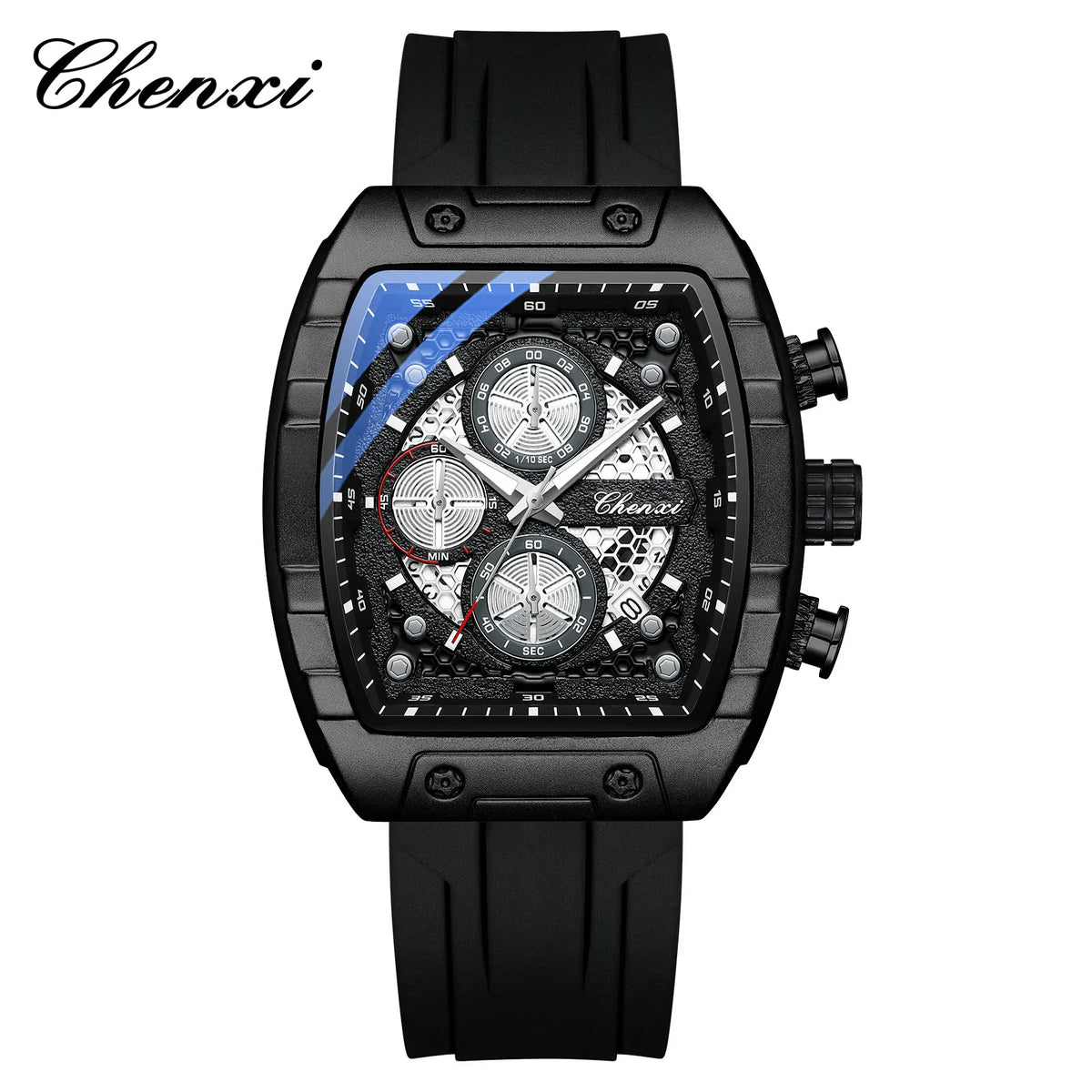 CHENXI 941 Sport Chronograph with Silicone Strap