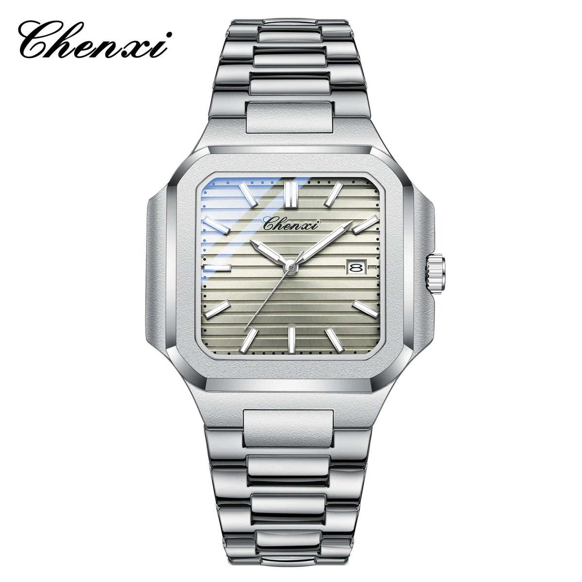 CHENXI 8266 Elegant Square Dial Quartz Watch