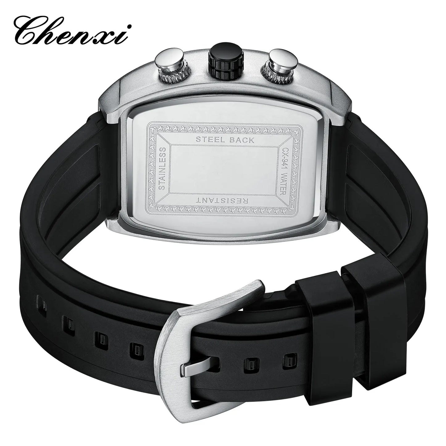 CHENXI 941 Sport Chronograph with Silicone Strap