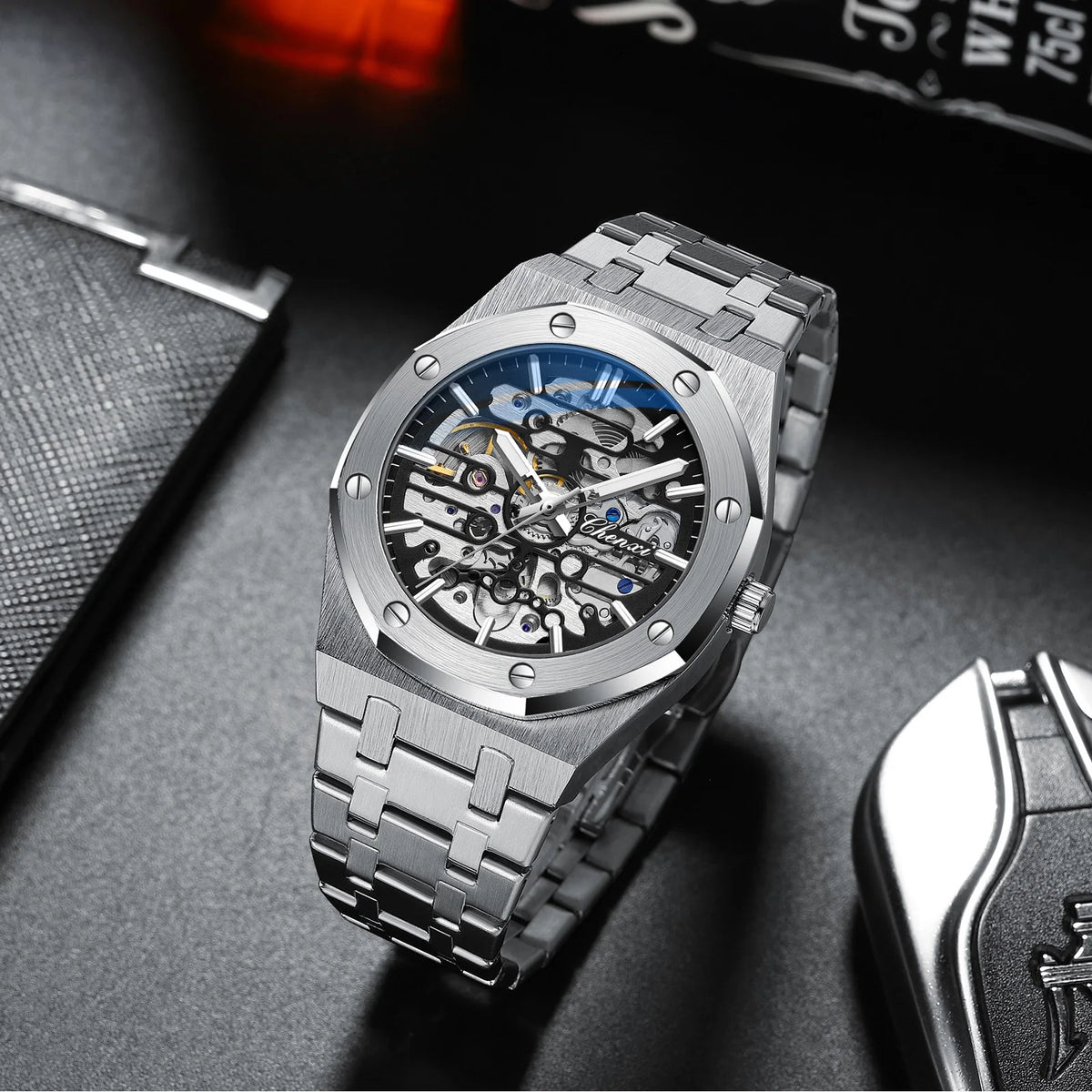 CHENXI 8848 Skeleton Mechanical Watch