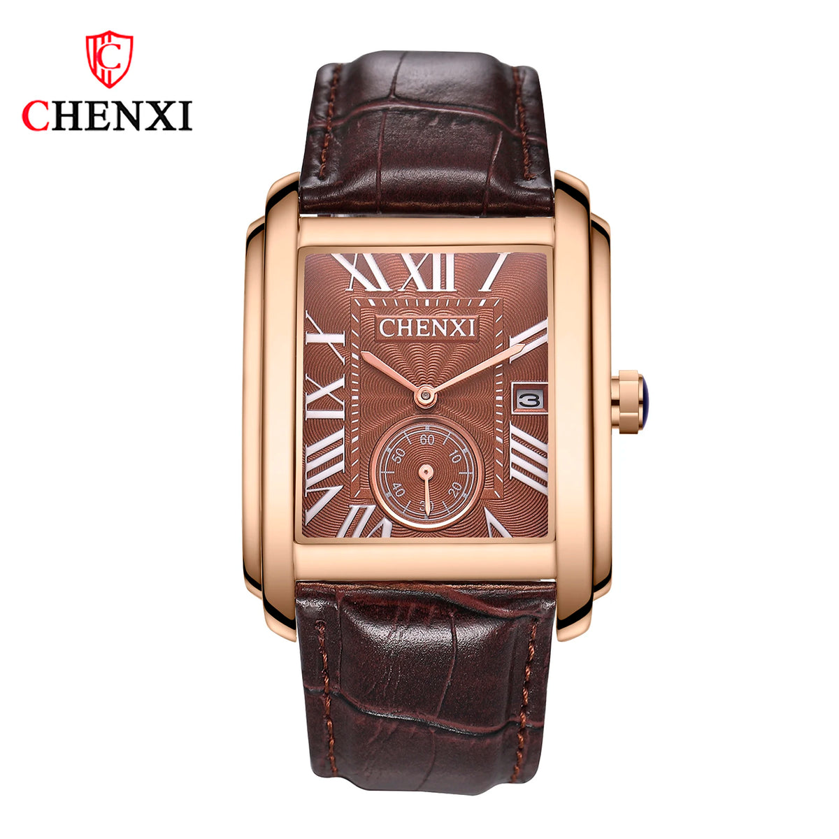 CHENXI 8216 Roman Dial Leather