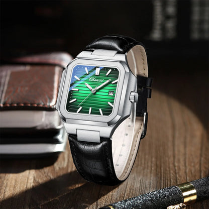 CHENXI Elegant Square Dial Leather