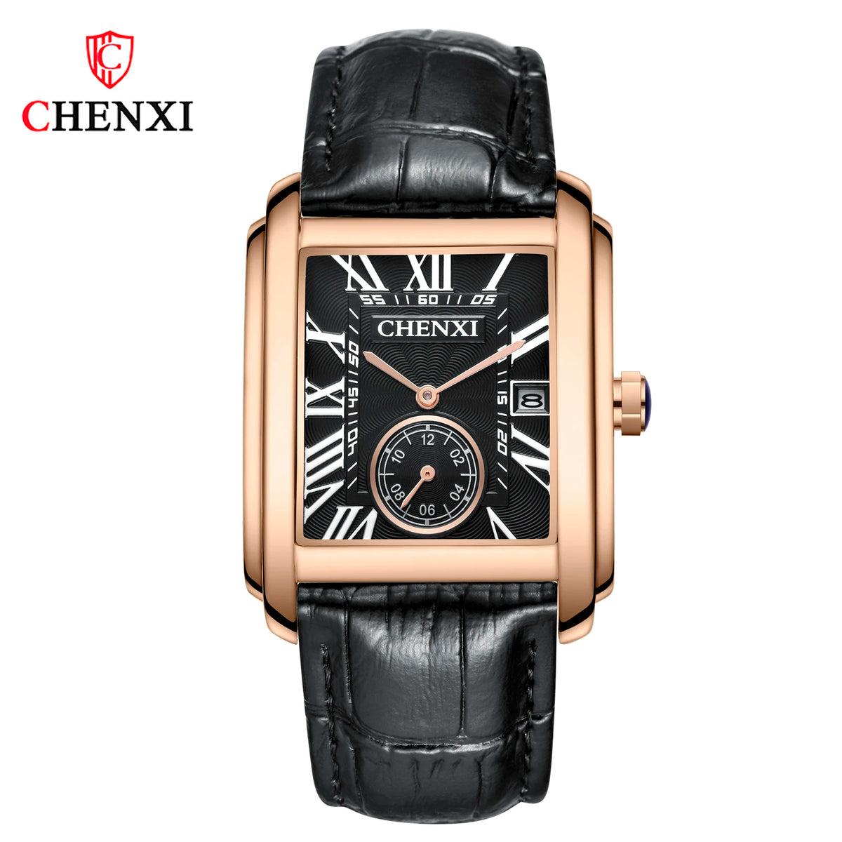 CHENXI 8216 Roman Dial Leather