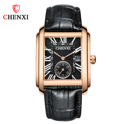 CHENXI 8216 Roman Dial Leather