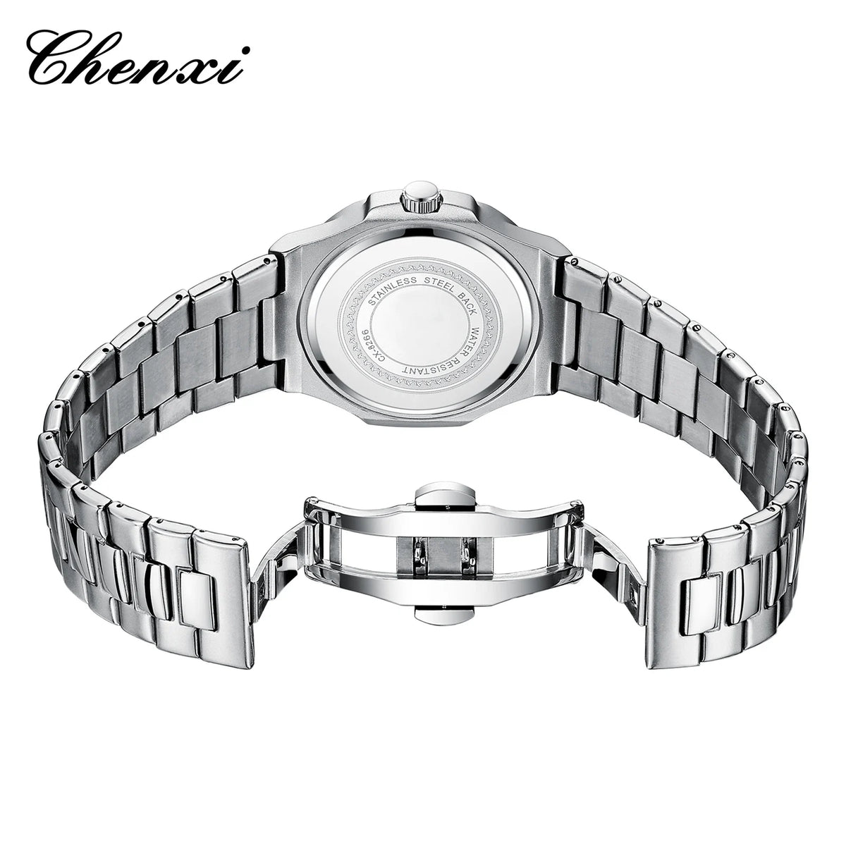CHENXI 8266 Elegant Square Dial Quartz Watch