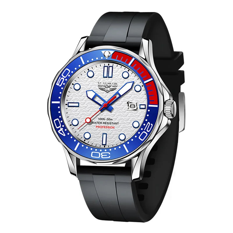 LIGE 8936 Military Wrist Watch