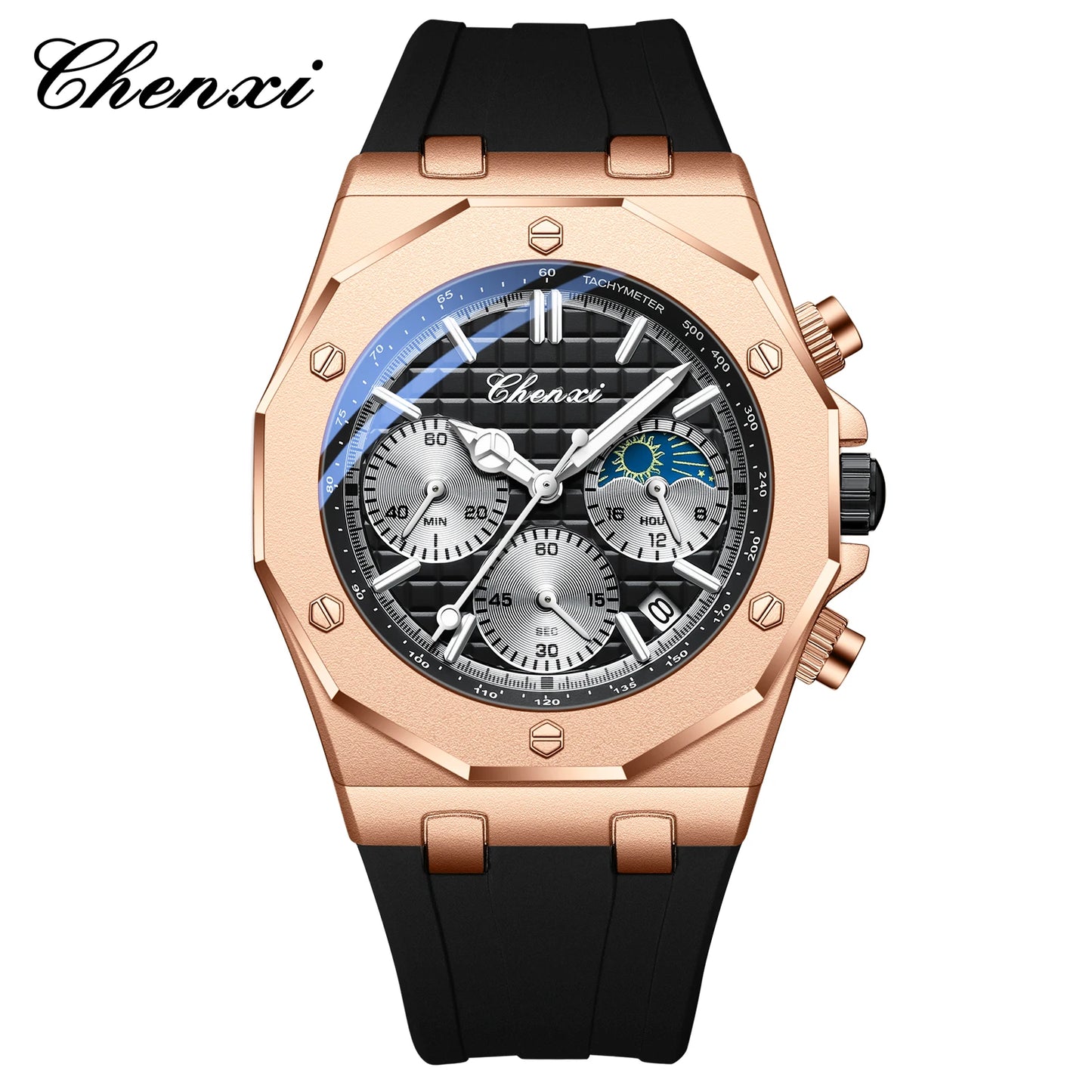 CHENXI 968 Chronograph Sport Moonphase Watch