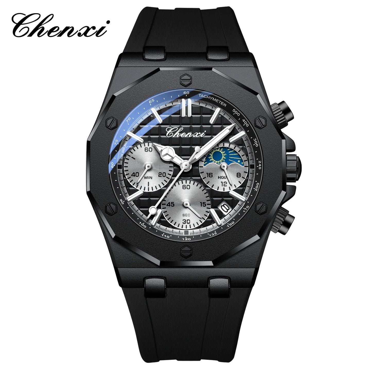 CHENXI 968 Chronograph Sport Moonphase Watch