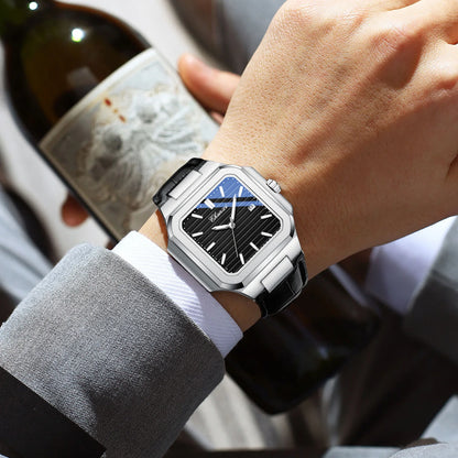 CHENXI Elegant Square Dial Leather