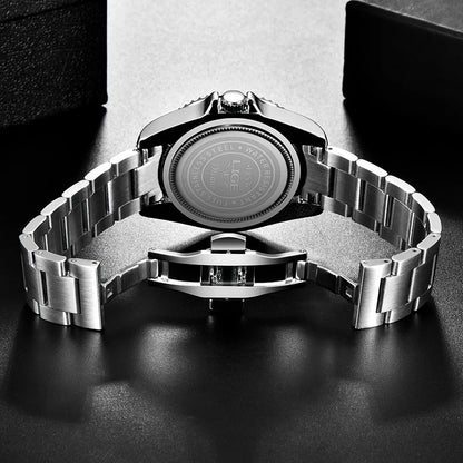 LIGE 10045 Submariner 30ATM Fashion Diver Watch